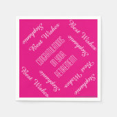 Serviette En Papier Papier serviettes, Retraite des noms répétitifs (Devant)