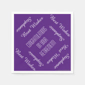 Serviette En Papier Papier serviettes, Retraite des noms répétitifs (Devant)