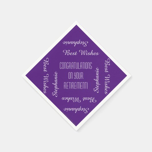 Serviette En Papier Papier serviettes, Retraite des noms répétitifs (Coin)