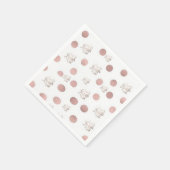 Serviette En Papier Papier serviettes, Rose Live Laugh Love (Coin)