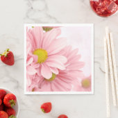 Serviette En Papier Papier Serviettes Roses (En situation)