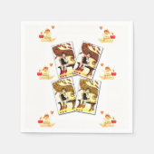 Serviette En Papier Papier serviettes Saint-Valentin (Devant)