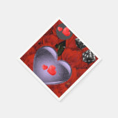 Serviette En Papier Papier serviettes Saint-Valentin (Coin)