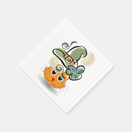 Serviette En Papier Papier serviettes St. Patrick's Day Chat (Coin)