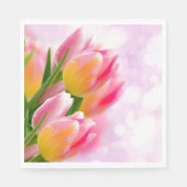 Serviette En Papier Papier serviettes-tulipes (Devant)