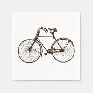 Serviette En Papier papier serviettes vélo blanc brun