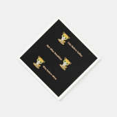 Serviette En Papier Papier Serviettes, Vin De Chat Petit Déjeuner Café (Coin)