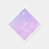 Serviette En Papier Papier serviettes violet (Coin)