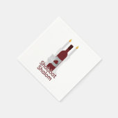 Serviette En Papier Papier Shabbat Shalom (Coin)
