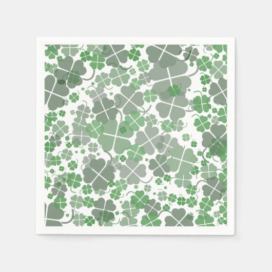 Serviette En Papier Papier shamrock (Devant)