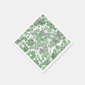 Serviette En Papier Papier shamrock (Coin)