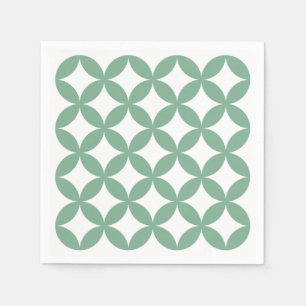 Serviette En Papier Papier Shippo vert