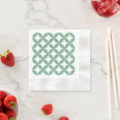 Serviette En Papier Papier Shippo vert (En situation)