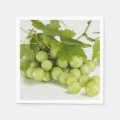 Serviette En Papier Papier standard de raisins verts (Devant)
