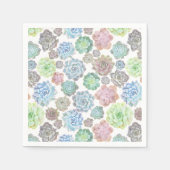 Serviette En Papier Papier succulent (Devant)