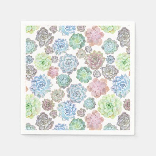 Serviette En Papier Papier succulent (Devant)