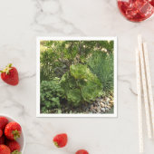 Serviette En Papier Papier Succulent Napkin (En situation)