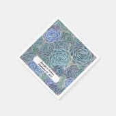 Serviette En Papier Papier Succulent Napkin Pour Événements Spéciaux (Coin)