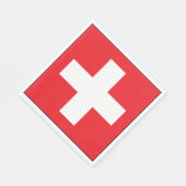 Serviette En Papier Papier suisse carré (Coin)