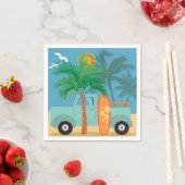 Serviette En Papier Papier surfer Napkin (En situation)