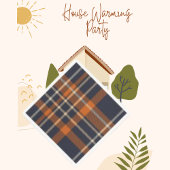 Serviette En Papier Papier Tartan Abstrait