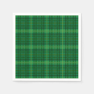 Serviette En Papier Papier Tartan irlandais
