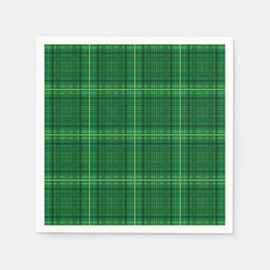 Serviette En Papier Papier Tartan irlandais (Devant)