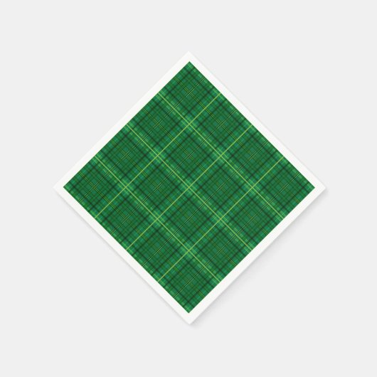 Serviette En Papier Papier Tartan irlandais (Coin)