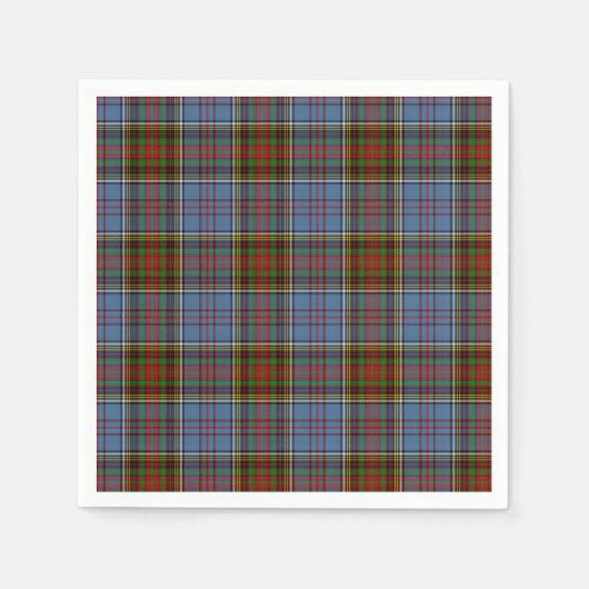 Serviette En Papier Papier Tartan Napkin (Devant)