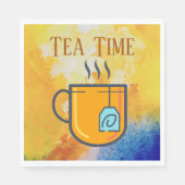 Serviette En Papier Papier Tea Time Napkin (Devant)