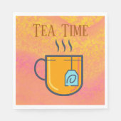 Serviette En Papier Papier Tea Time Napkin (Devant)