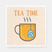 Serviette En Papier Papier Tea Time Napkin (Devant)