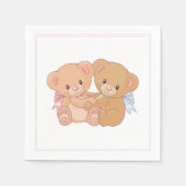Serviette En Papier Papier Teddy Bear (Devant)