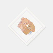 Serviette En Papier Papier Teddy Bear (Coin)