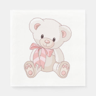 Serviette En Papier Papier Teddy Bear
