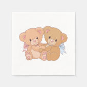Serviette En Papier Papier Teddy Bear (Devant)