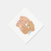 Serviette En Papier Papier Teddy Bear (Coin)