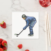 Serviette En Papier Papier temps de hockey sur glace (En situation)