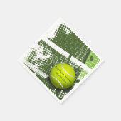 Serviette En Papier Papier Tennis Design Napkins (Coin)