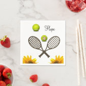 Serviette En Papier Papier Tennis Tournesol (En situation)