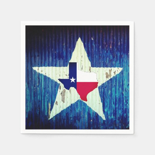 Serviette En Papier Papier Texas Napkin (Devant)