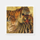 Serviette En Papier Papier tigre Napkin (Devant)