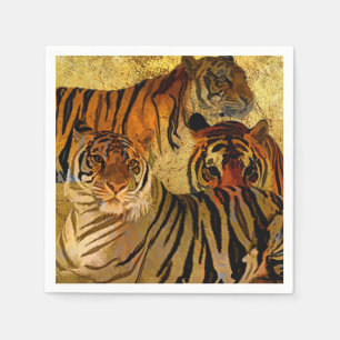 Serviette En Papier Papier tigre Napkin