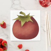 Serviette En Papier Papier tomate mûr (En situation)