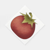Serviette En Papier Papier tomate mûr (Coin)