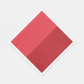 Serviette En Papier Papier tomate rouge fractionné personnalisé (Coin)