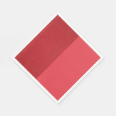 Serviette En Papier Papier tomate rouge fractionné personnalisé (Coin)