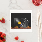 Serviette En Papier Papier Tourne-disque (En situation)