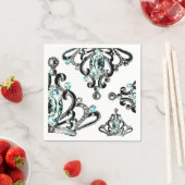 Serviette En Papier Papier "Tout Tiara" (En situation)