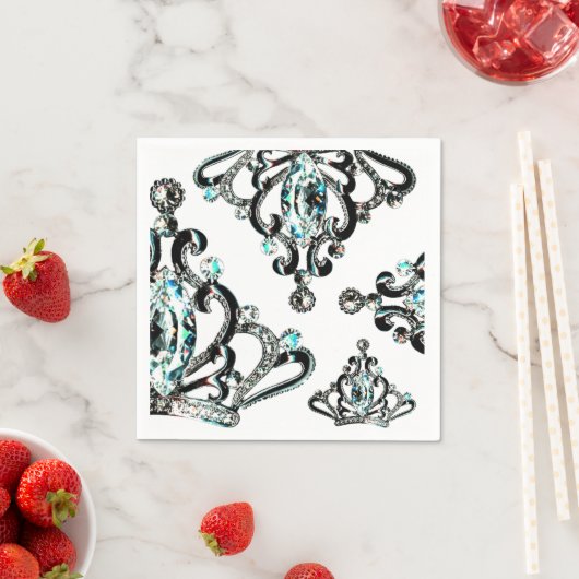 Serviette En Papier Papier "Tout Tiara" (En situation)